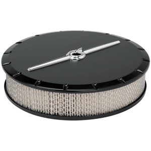 14in Air Cleaner Strmlne Black