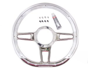 Steering Wheel Formula D-Shaped 14in Polished