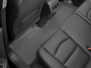 FloorLiner™ DigitalFit®; Black; Rear; Fits Vehicles w/Rear Row Bucket Seating;
