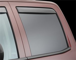 Side Window Deflector; Rear; Dark Smoke;