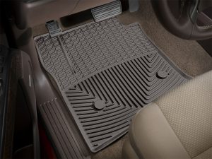 All Weather Floor Mats; Cocoa; Rear; Center Aisle;