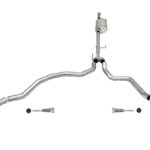 2.75in. Axle-Back Dual Rear Exit with Quad 4.5in. Polished Pro-Series Tips