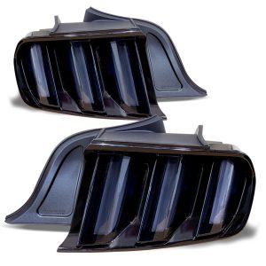 Winjet CTRNG0636-GBS SEQUENTIAL TAIL LIGHTS-GLOSS BLACK / SMOKE