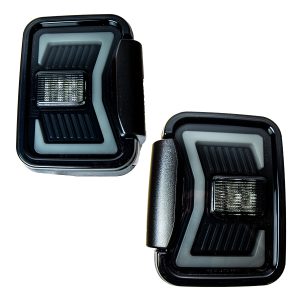 Winjet CTRNG0668-BS-SQ LED SEQUENTIAL TAIL LIGHTS-BLACK SMOKE