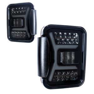 Winjet CTRNG0669-BS-SQ LED SEQUENTIAL TAIL LIGHTS-BLACK SMOKE