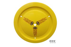 Wheel Cover Dzus-On Yellow Real Style