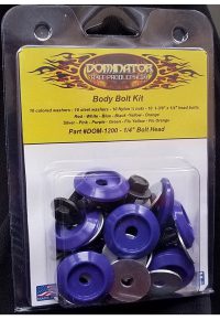 Body Bolt Kit Purple Hex Head