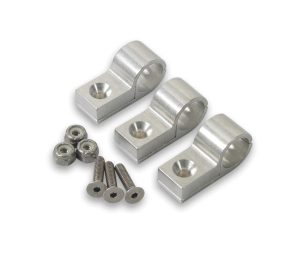 1/4in Polished Alum Line Clamps (6pk)