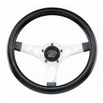 Formula 1 Steering Wheel D-Shaped Black