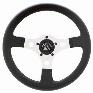 Steering Wheel Formula GT 12in 5-Bolt Sil/Blk