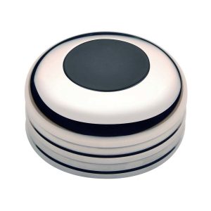 GT3 Horn Button Plain Black Lo Profile