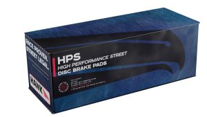 HPS Disc Brake Pad; 0.605 Thickness; w/Upper Notch And Spring;