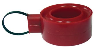 Spring Rubber C/O Hard Red 1-1/4in Tall