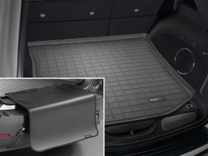 Cargo Liner w/Bumper Protector; Black; Behind 2nd Row Seating;
