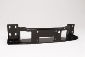 Ranch Winch Tray; 2 Stage Black Powder Coated; Fits Half Ton Bumpers;