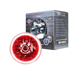 5.75in Sealed Beam Red