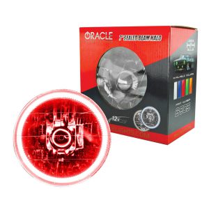 7in Sealed Beam Red