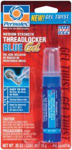 Blue Threadlocker Gel Tube 10g