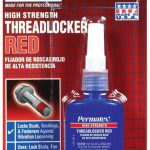 Threadlocker Red High Strengh 10ml.