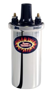 Flame-Thrower II Coil - Chrome- Oil Filled