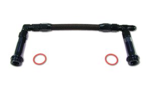Dual Feed Fuel Line Kit - 4150 -6an