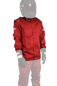Jacket Red Medium SFI-1 FR Cotton