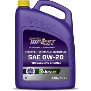 0w20 Multi-Grade SAE Oil 5 Quart Bottle