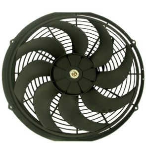 16In Universal Cooling Fan W/Curved Blades 12V