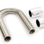 48in Stainless Hose Kit w/Polished Ends