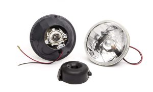 5.75in Headlight w/H4 Bulb and Turn Signal
