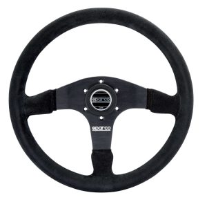 Steering Wheel 375 Black Suede