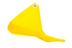 Funnel - 14in 45 Deg. D-Shape Yellow