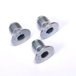Left Front Rotor Bolts Steel 3pcs 1/2x20 1in