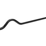 S-Bend Chromoly Steering Rod 49 in Black