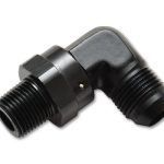 -10 Male AN to Male NPT 3/8in 90 Degree Adapter