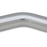 Tubing 45 Degree Elbow Aluminum Polished  5in