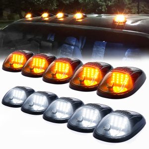 Xprite Guide G2 Series Smoked LED Roof Top Cab Clearance Light Kit - Set of 6