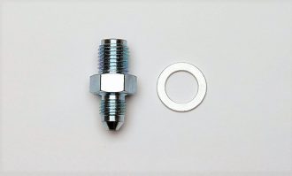 Adapter Fitting -3an to 7/16-20 w/Crush Washer