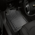 Universal All Vehicle Mat; Black; Front And Rear; 2nd Row 1 pc. Over The Hump;