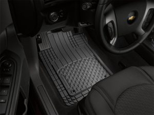 Universal All Vehicle Mat; Black; Front And Rear; 2nd Row 1 pc. Over The Hump;