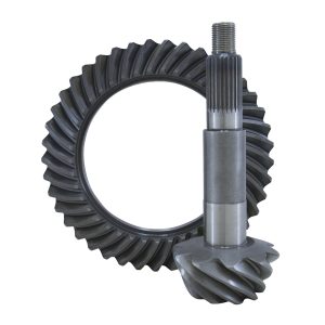 Yukon Gear/Axle high performance ring/pinions set the standard for quality. Yukon designed the gear tooth surface finish to reduce friction and heat; and use high grade steel in both the ring/pinion; with fitment designed to OEM spec