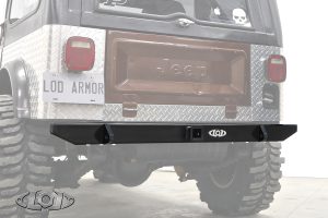 CJ Expedition Rear Bumper Only (Black Powder Coated)