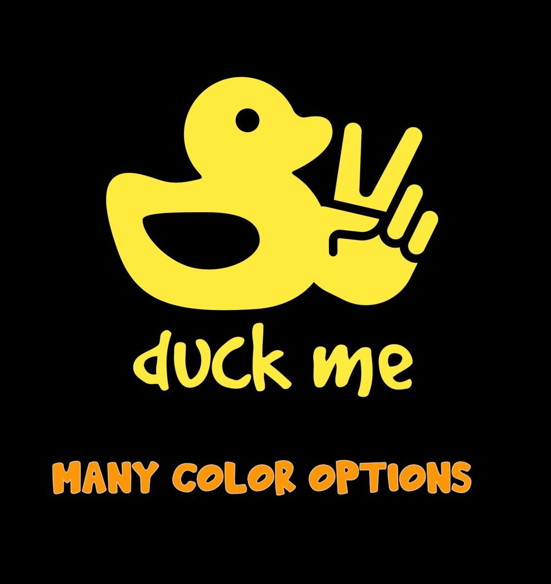 Duck Me Decal - Duck Duck - Decal for Jeep - 2.1â€ W x 2â€H inches
