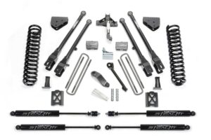 4 Link Lift System; w/Stealth Monotube Shocks; 6 in. Lift; w/o Factory Overload;