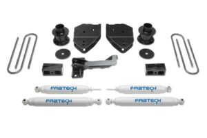 Budget Lift System w/Shock; 4 in. Lift; Incl. Performance Shocks;