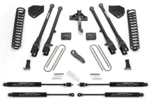 4 Link Lift System; w/Stealth Monotube Shocks; 6 in. Lift; Incl. Coils;