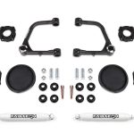 Uniball UCA Lift System; 3 in. Lift; UCA Kit w/Uniball; Front Shock Spacer; Rear Coil Spacer; Rear Perfomance Shocks;