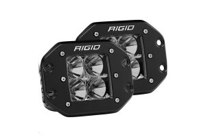 Rigid Industries D-Series PRO Flood Flush Mount Lights, Pair