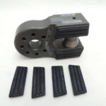 Stealth Winch Front Bumper; Low Profile; w/30 in. Single Row Light Access; Texture Black; w/Bull Bar;