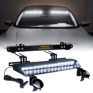 Xprite Chaser Series Dual LED Visor Windshield Strobe Lights
